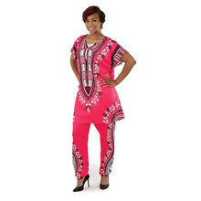Load image into Gallery viewer, Plus-Sized Traditional Print Pant Set
