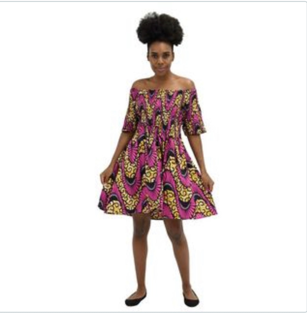 Nairobi African Print Dress