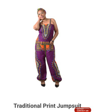 Load image into Gallery viewer, Traditional Print Jumpsuit
