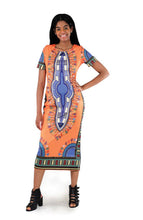 Load image into Gallery viewer, Traditional Print Party Dress
