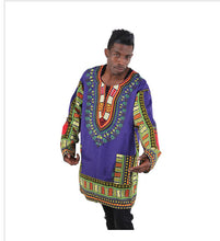 Load image into Gallery viewer, Traditional Print Long-Sleeve Dashiki
