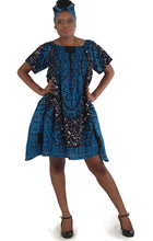 Load image into Gallery viewer, Trad Print Paint Spot Short Dress
